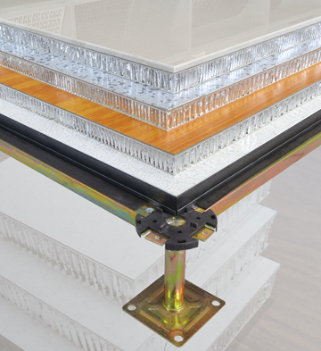 鋁蜂窩高架活動(dòng)地板